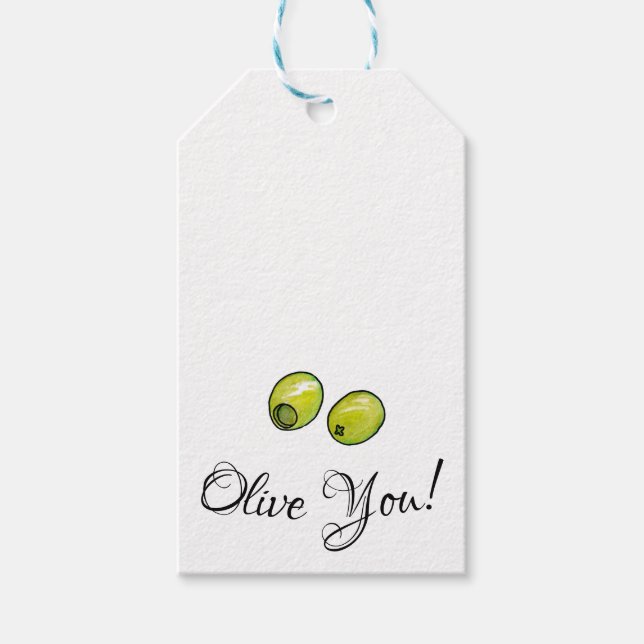 Olive Gift Tags (Front)