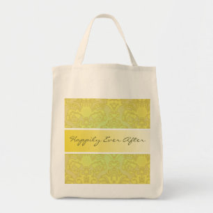 Olive & Gold Damask Wedding Bag