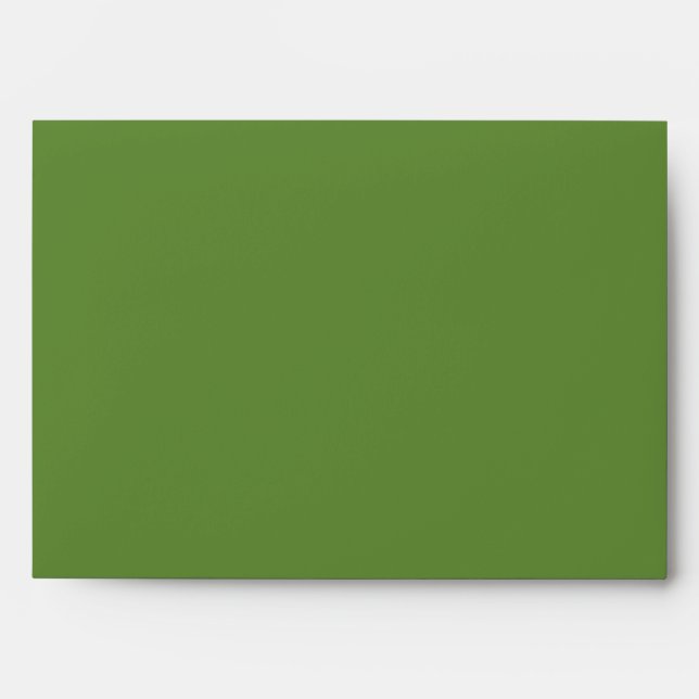 Olive Green 5x7 Envelope (Front)