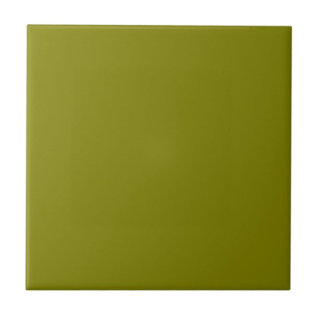 Olive Green 808000 Colour, With Option to Add Imag Tile (Front)