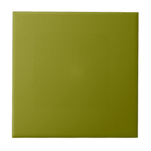 Olive Green 808000 Monochrome Single Solid Colour Tile