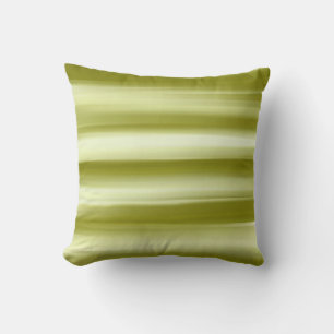 Olive Green Abstract Art Cushion