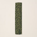 Olive Green and Black Leopard Print Scarf<br><div class="desc">🥇AN ORIGINAL COPYRIGHT DESIGN by Donna Siegrist ONLY AVAILABLE ON ZAZZLE! Olive Green and Black Leopard Print. Available in several colours. ⭐99% of my designs in my store are done in layers. This makes it easy for you to resize and move the graphics and text around so that it will...</div>