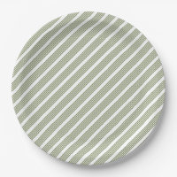 Olive green and white five stripe pattern