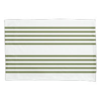 Olive green and white five stripes pattern
