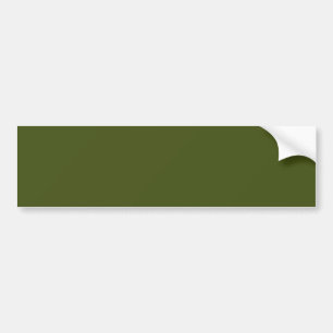 Olive Green Background Decor to Customise Bumper Sticker