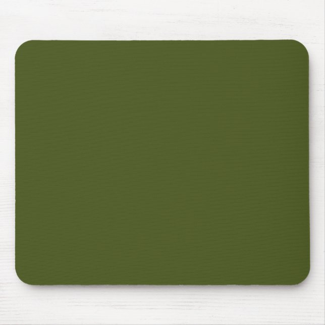 Olive Green Background Decor to Customise Mouse Mat (Front)