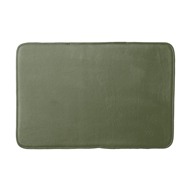 Olive Green Bath Mat (Front)