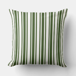 Olive Green/Brown. Toffee Multi Stripe Pillow
