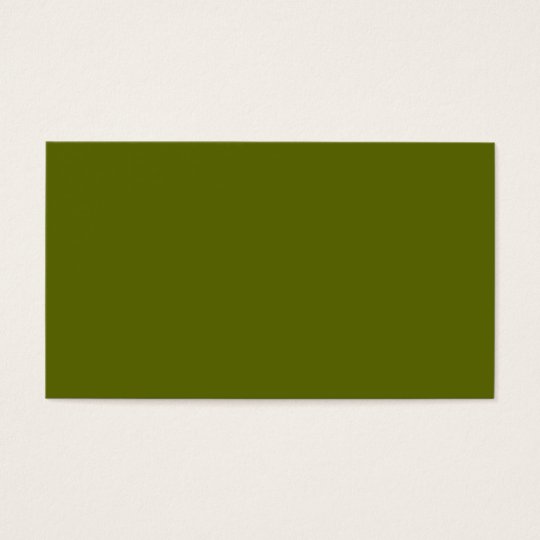 Olive Green Business Card