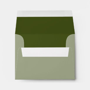 Olive Green Colour Design Customise This Envelopes