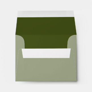 Olive Green Colour Design Customise This Envelopes