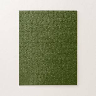 Olive Green Colour Design Customise This Jigsaw Puzzle