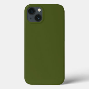 Olive Green Decor Easily Customise This iPhone 13 Case