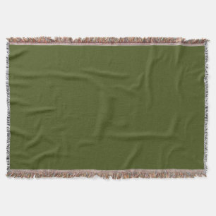 Olive Green Decor Easily Customise This Throw Blanket