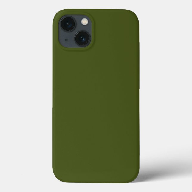 Olive Green Decor Easily Customize This Case-Mate iPhone Case (Back)