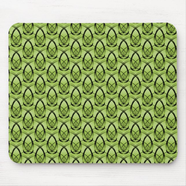 Olive Green Fashion Forward Mousepad (Front)