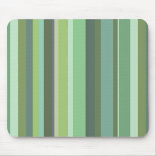 Olive green horizontal stripes mouse mat