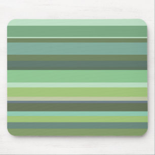 Olive green horizontal stripes mouse mat
