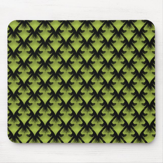 Olive Green Metropolitan Glam Mousepad (Front)
