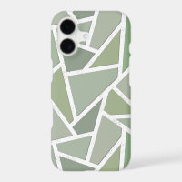 Olive green mosaic pattern