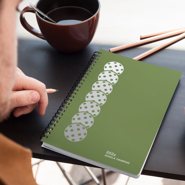 Olive Green Pickleball Personal Weekly Planner (Creator Uploaded)