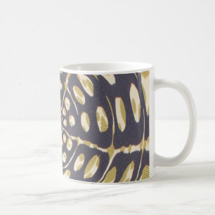 Olive Green Polka Dot Radial Pattern Art Print Coffee Mug