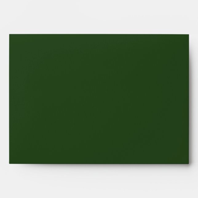 Olive Green Provence Wedding Return Address  Envelope (Front)