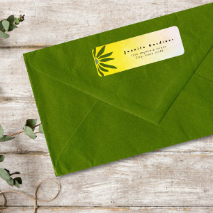 Olive Green Retro Mod Geometric Flower