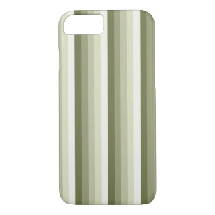 Olive green shadow stripes iPhone 8/7 case
