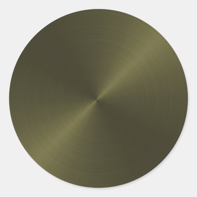 Olive Green Sheen Envelope Seal (Front)