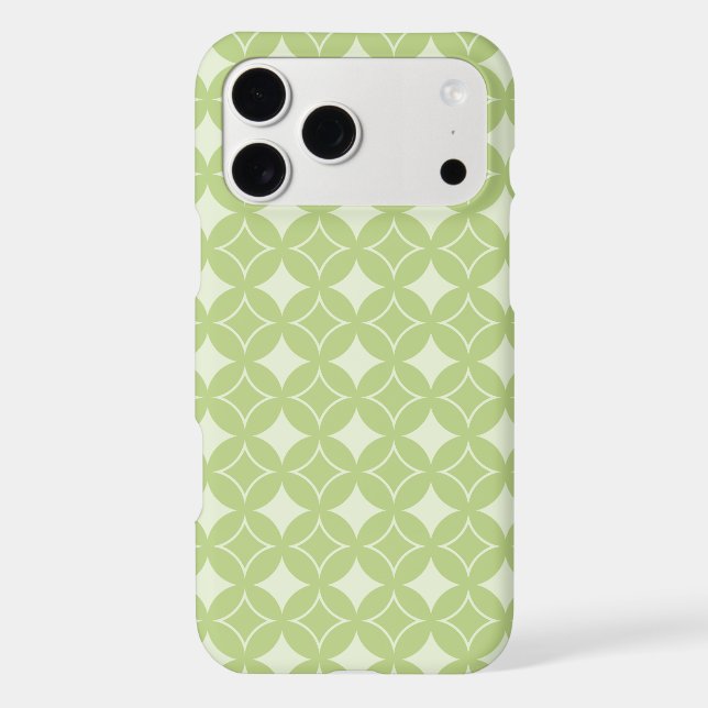 Olive green shippo pattern (Back)