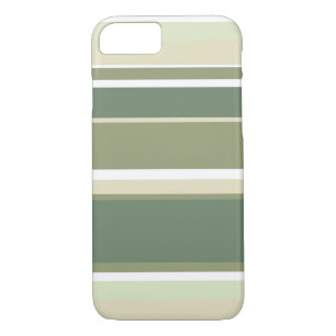 Olive green stripes iPhone 8/7 case
