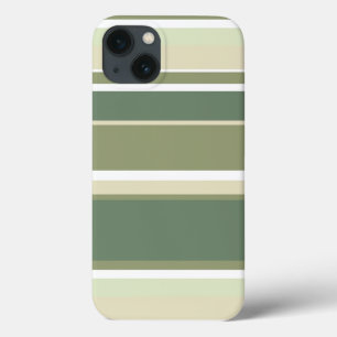 Olive green stripes Case-Mate iPhone case