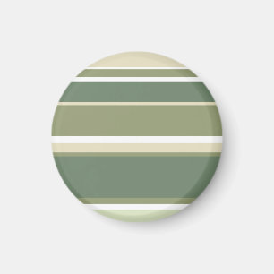 Olive green stripes magnet
