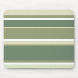 Olive green stripes mouse mat