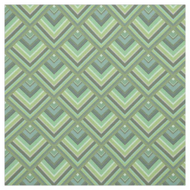 Olive green stripes scale pattern fabric (Swatch)