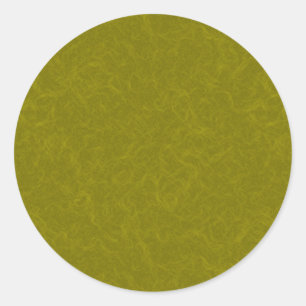 Olive green surface with subtle swirling pattern classic round sticker