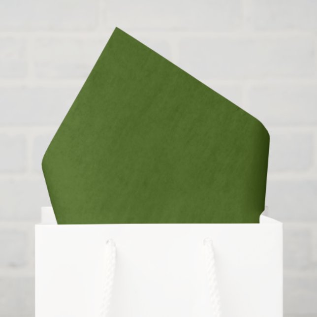 Olive Green Tissue Paper (Gift Bag)