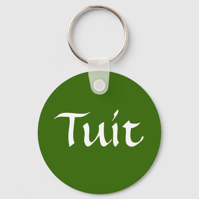 Olive Green Tuit Key Ring (Front)