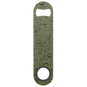 Olive green water droplets
