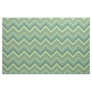 Olive green zigzag stripes fabric