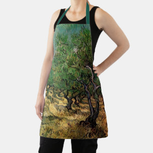 Olive Grove by Vincent van Gogh Apron