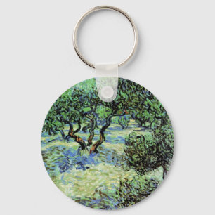 Olive Grove by Vincent van Gogh Key Ring