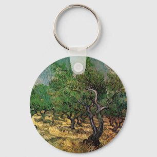 Olive Grove by Vincent van Gogh Key Ring