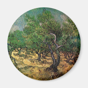 Olive Grove by Vincent van Gogh Magnet