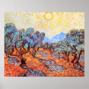 Olive Grove  by Vincent van Gogh Poster