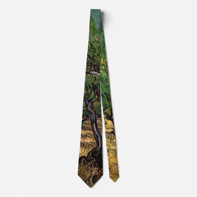 Olive Grove by Vincent van Gogh Tie (Front)