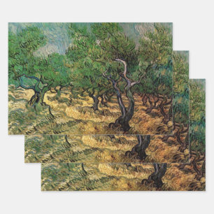 Olive Grove by Vincent van Gogh Wrapping Paper Sheet