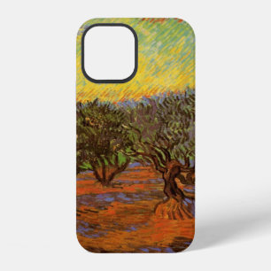 Olive Grove, Orange Sky by Vincent van Gogh iPhone 12 Case